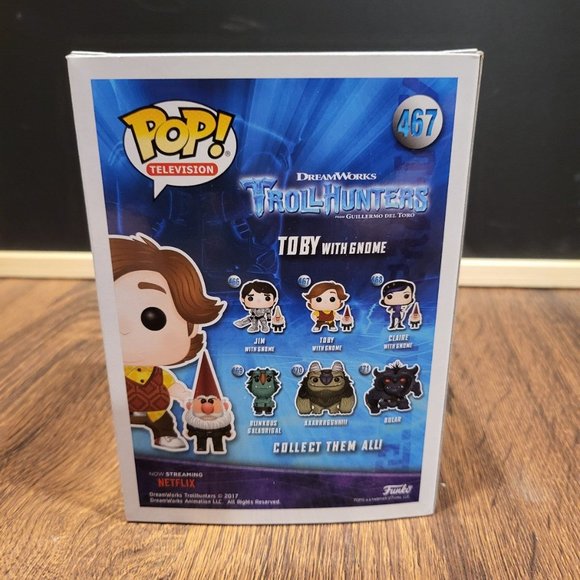 Dreamworks Troll Hunters Toby with Gnome Funko Pop - Picture 3 of 9